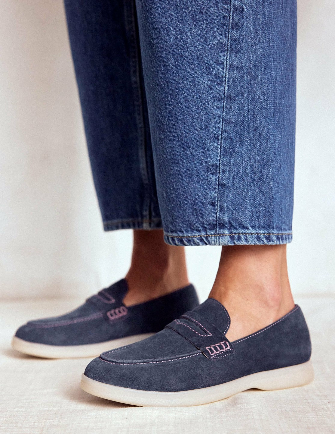 Easy soft loafers-Navy / Boden Online