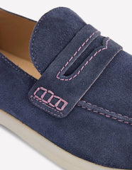 Easy soft loafers-Navy / Boden Online