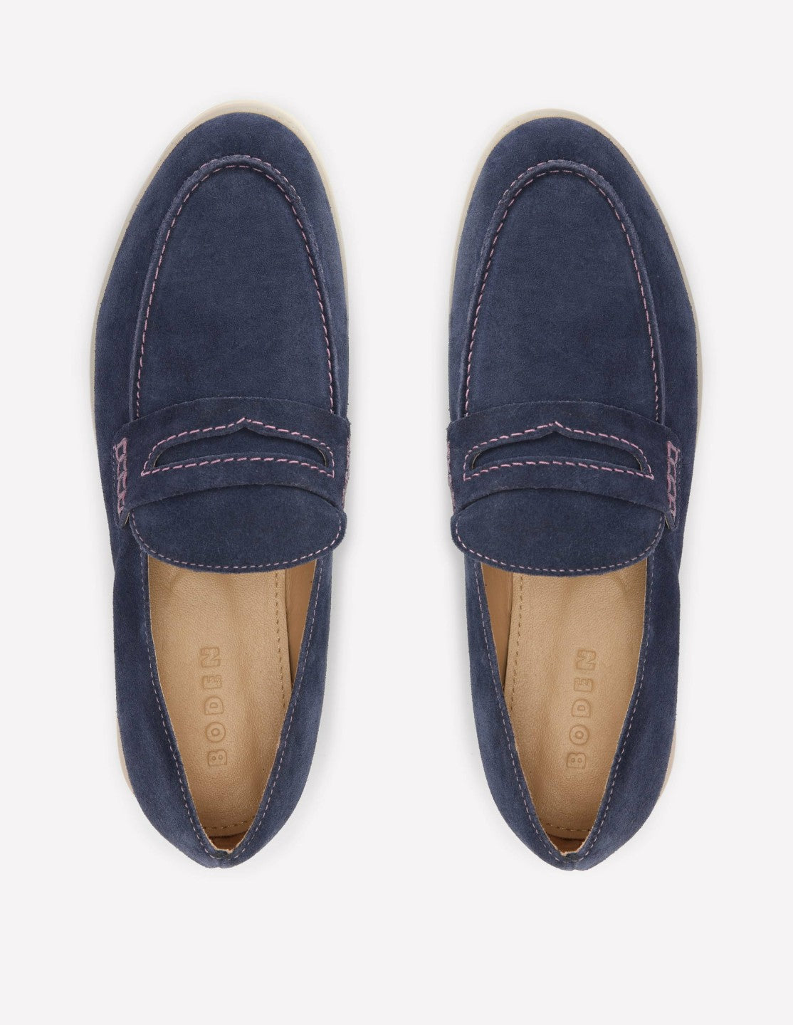 Easy soft loafers-Navy / Boden Online