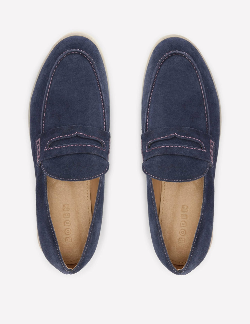 Easy soft loafers-Navy / Boden Online