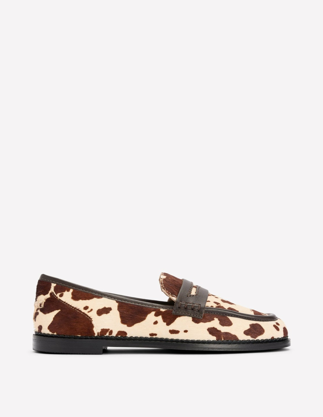 Nya Penny Loafers-Brown/Ivory / Boden Outlet