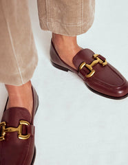 Iris Snaffle Loafers-Oxblood / Boden Discount