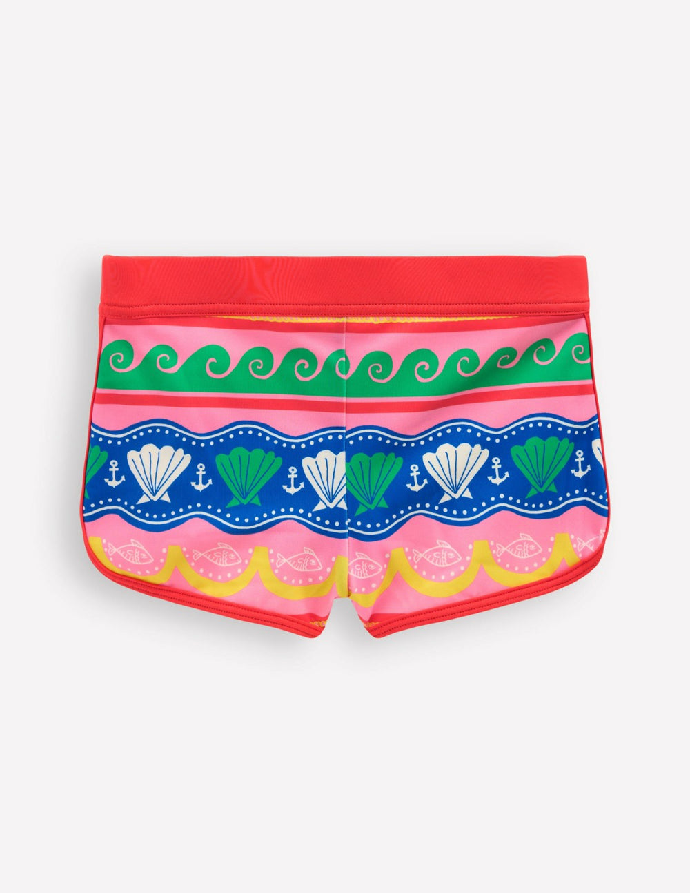 Patterned Swim Shorts-Multi Sea Shell Stripe / Boden Sale