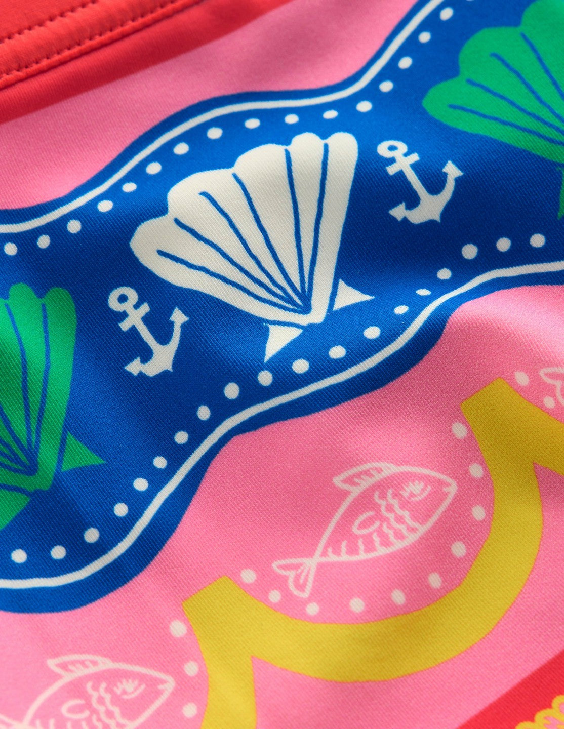 Patterned Swim Shorts-Multi Sea Shell Stripe / Boden Sale