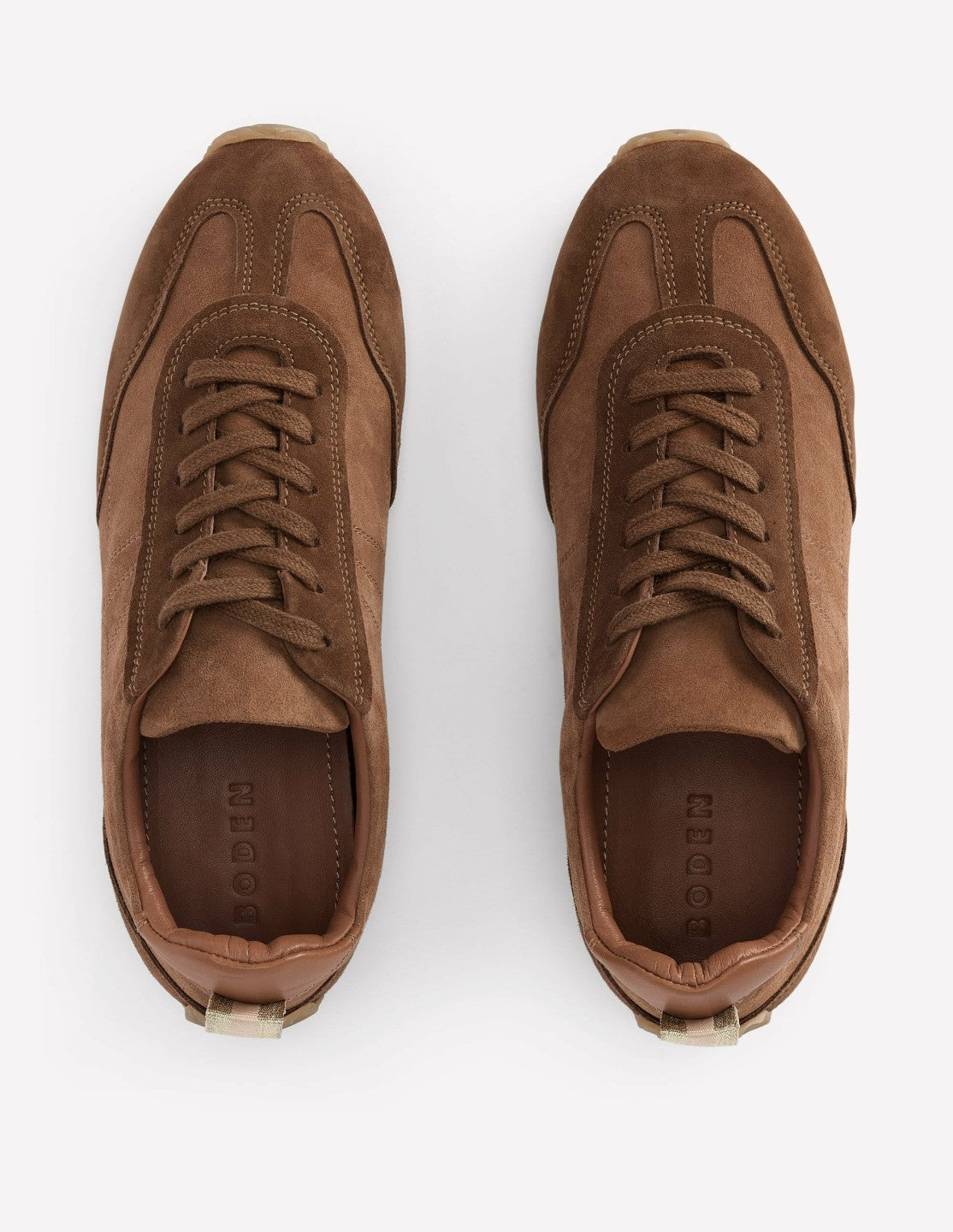 Delphine Slim Sole Trainers-Tan / Boden Discount