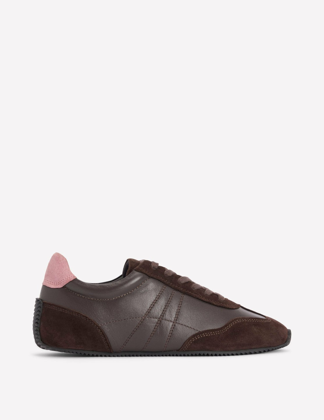 Delphine Slim Sole Trainers-Chocolate / Boden us
