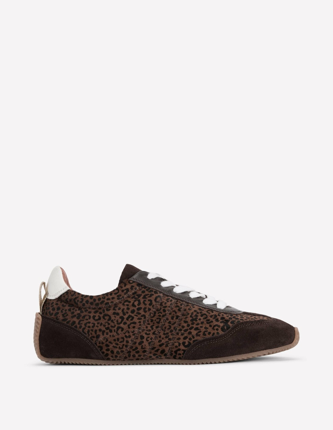 Delphine Slim Sole Trainers-Leopard / Boden Sale