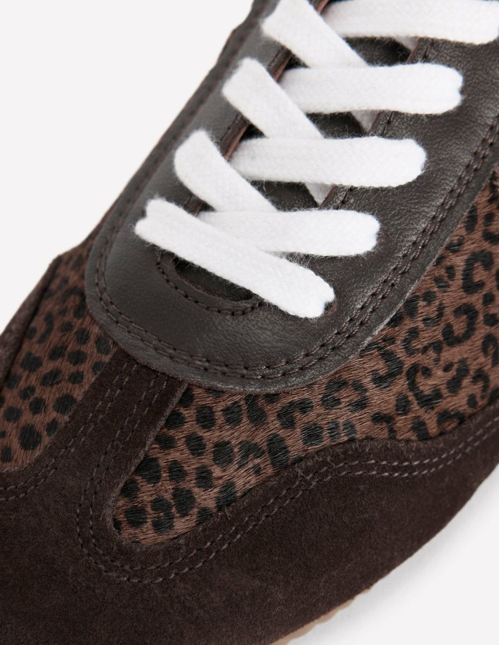 Delphine Slim Sole Trainers-Leopard / Boden Sale