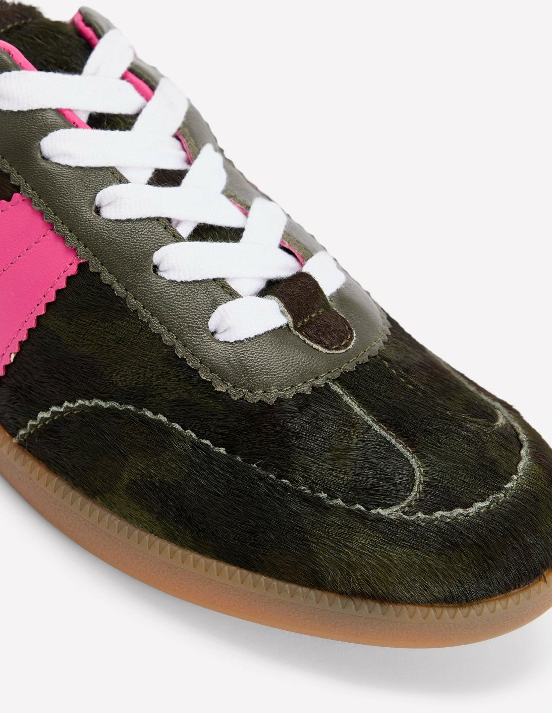 Erin Retro Tennis Trainers-Camo/Pink Peony / Boden Online