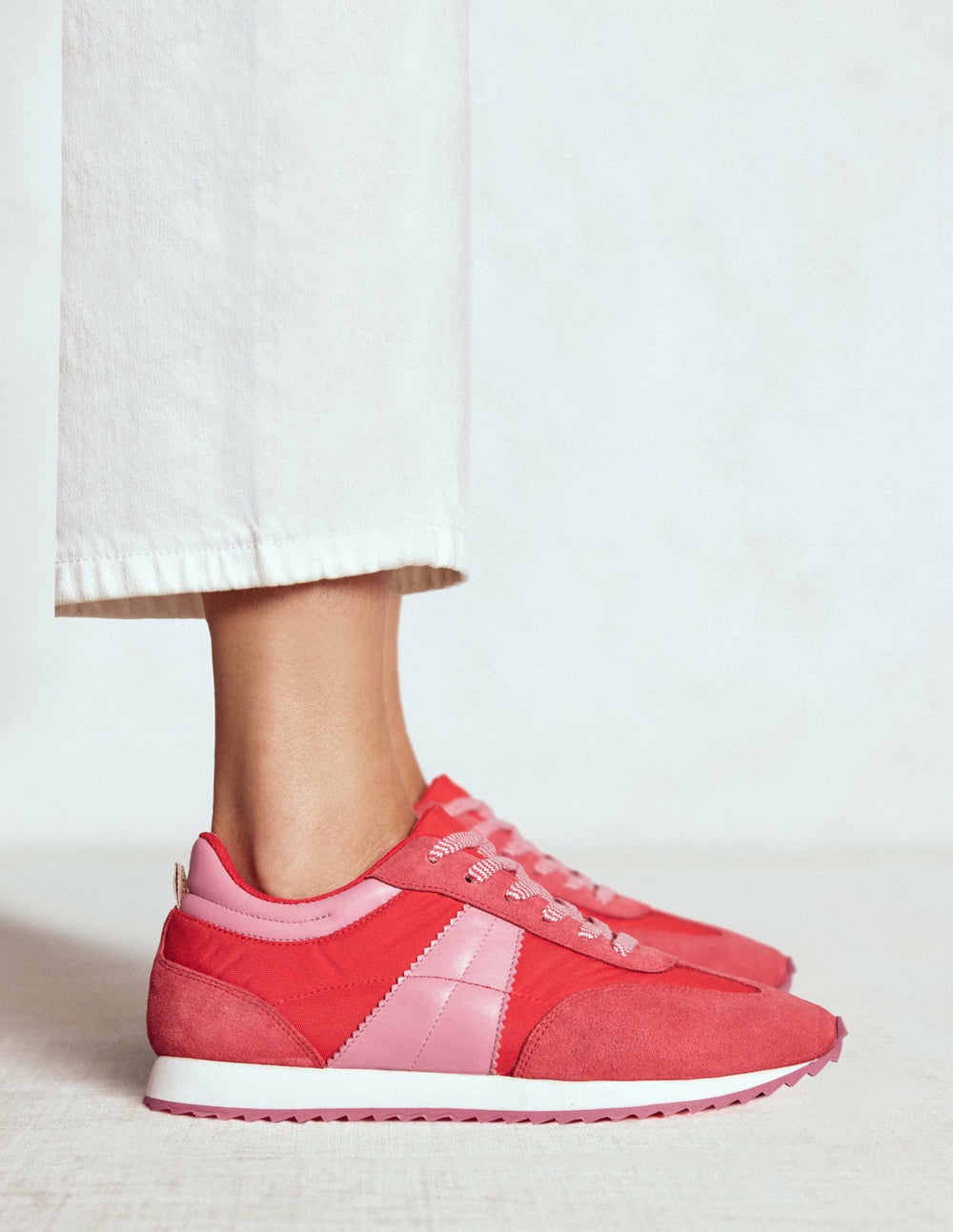 Retro Runner Trainer-Red / Boden Outlet