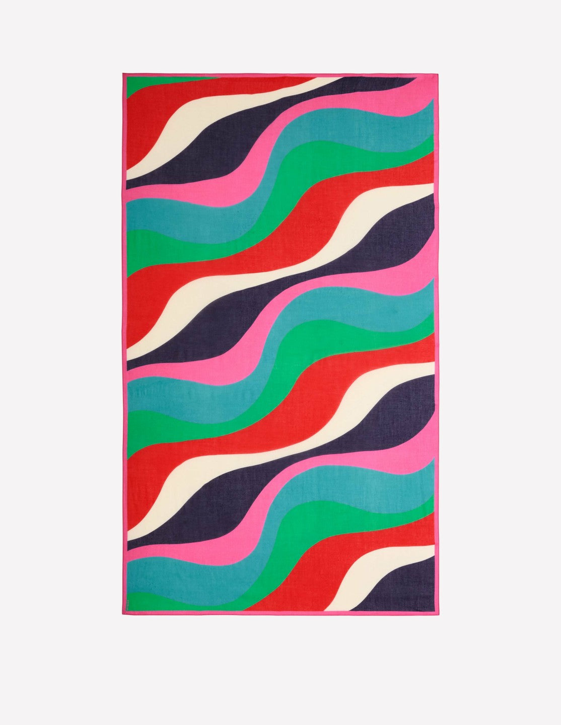 Printed Sarong Scarf-Multi, Rhythmic Wave / Boden On sale