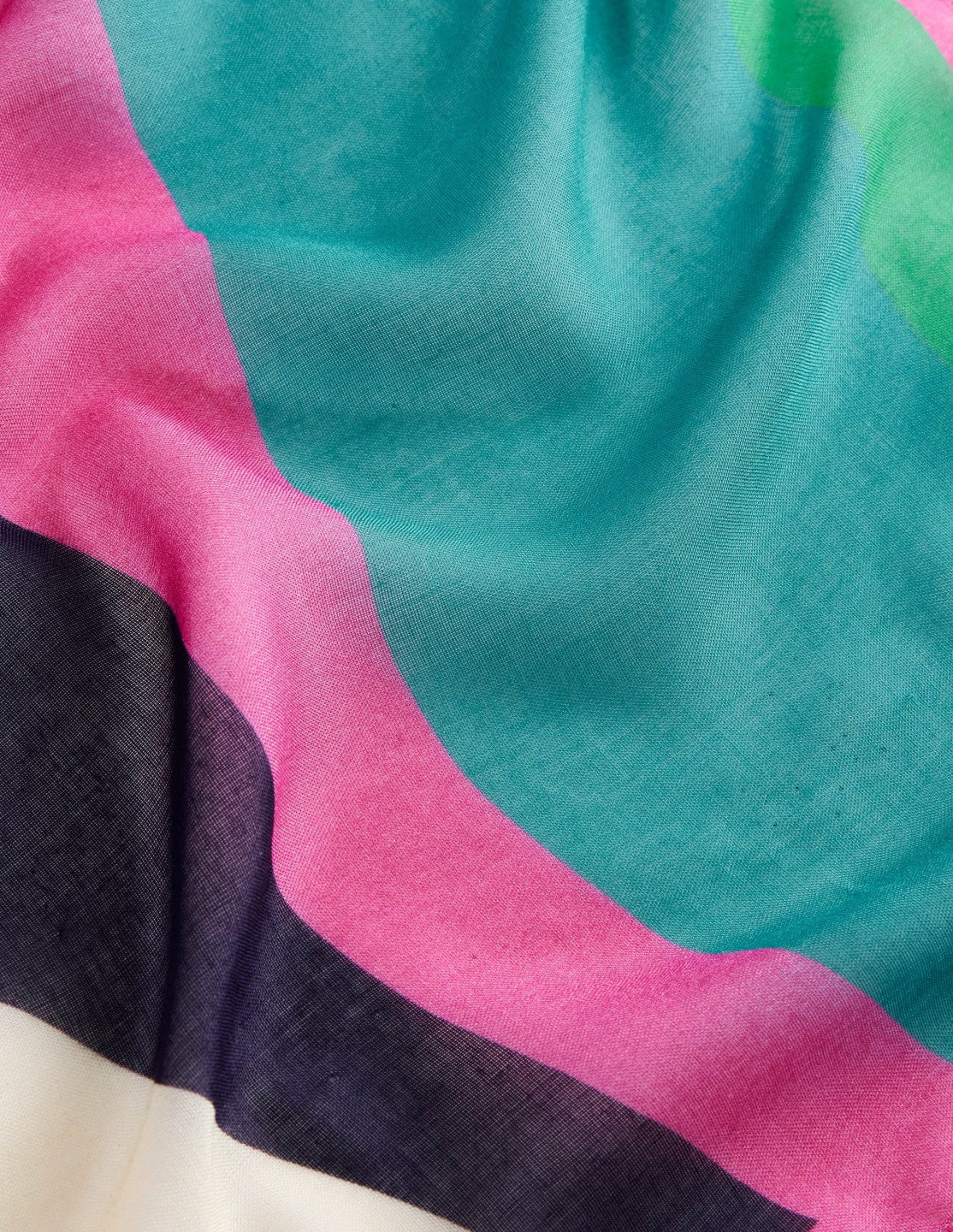 Printed Sarong Scarf-Multi, Rhythmic Wave / Boden On sale