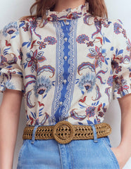 Interest Raffia Belt-Natural / Boden On sale