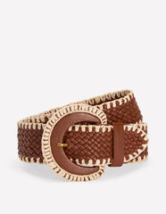 Woven Stitch Belt-Tan / Boden Sale
