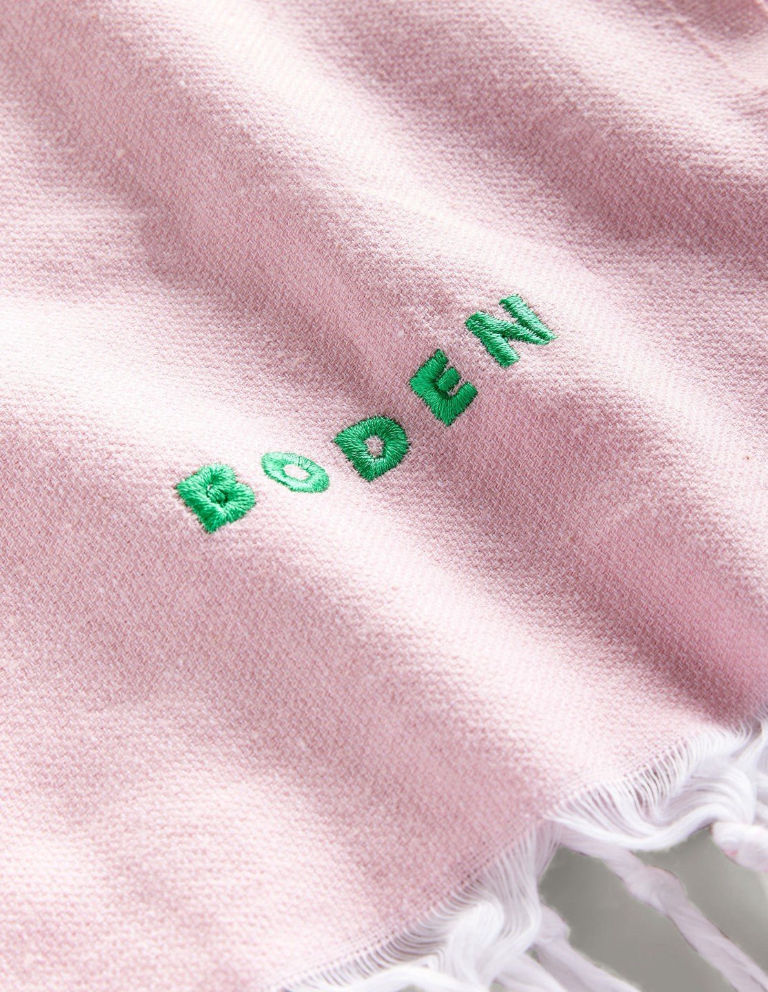 Hammam Towel-Firecracker Orange and Pink / Boden us