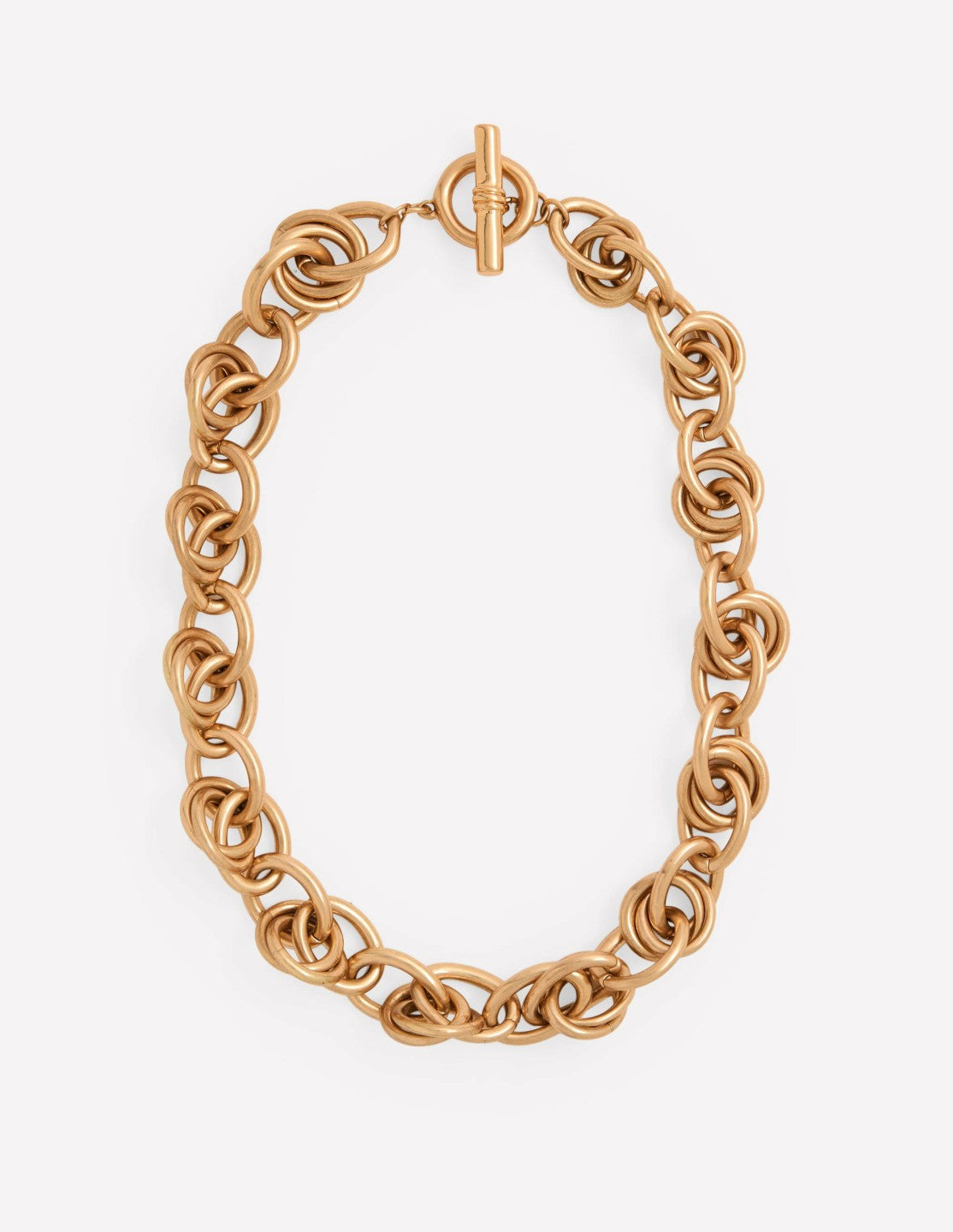 Double Twist Chain Necklace-Gold Colour / Boden Outlet
