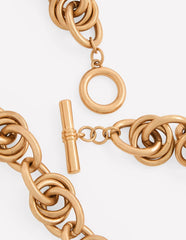 Double Twist Chain Necklace-Gold Colour / Boden Outlet