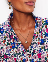 Fine Spinner Pendant Necklace-Gold Colour / Boden Discount