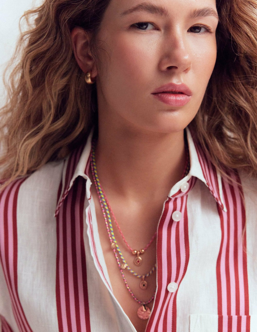 Three Layer Necklace-Multi / Boden On sale