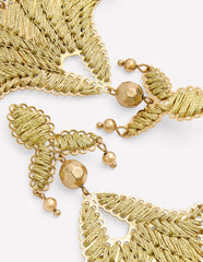 Mega Motif Earrings-Gold Colour / Boden Online