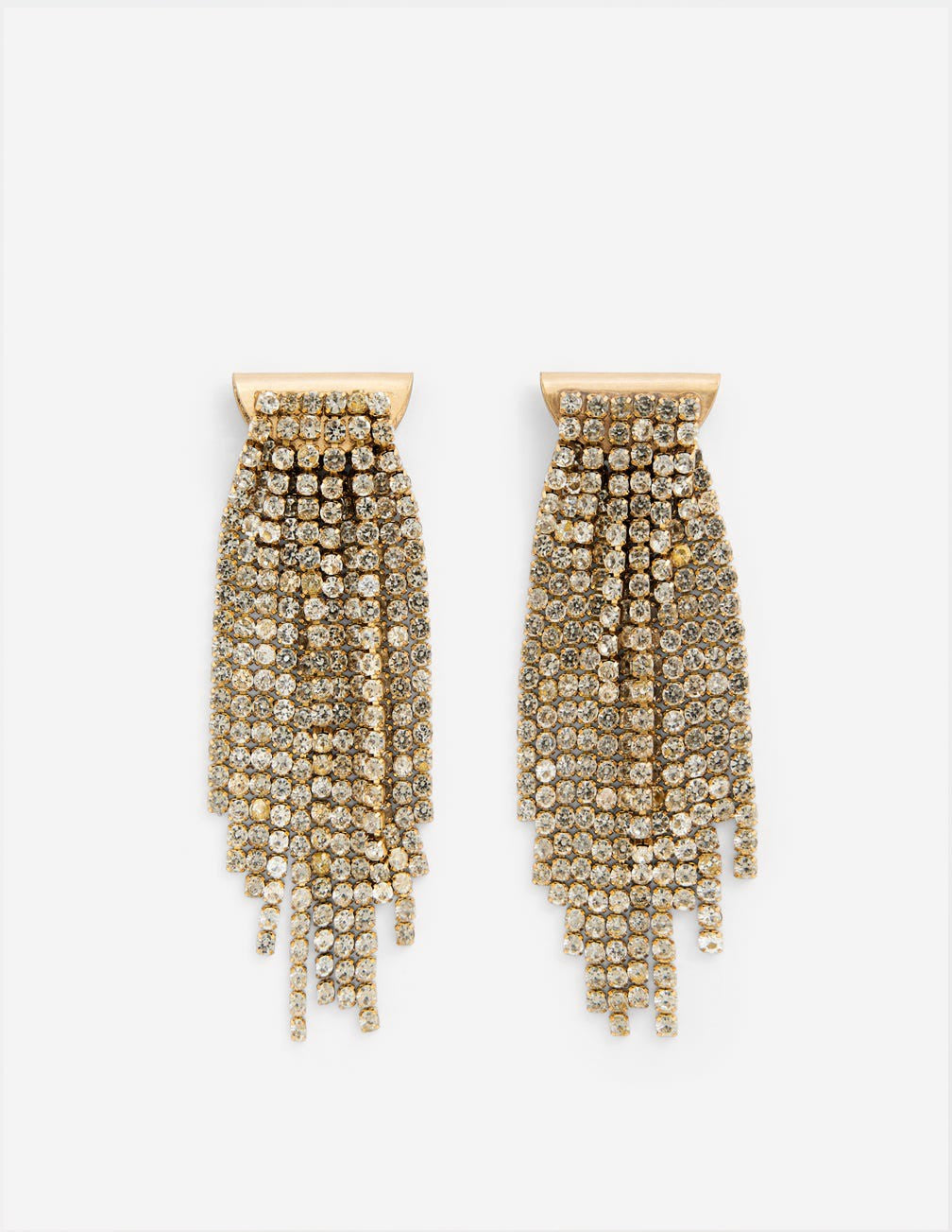 Jewel Fringe Earrings-Silver / Boden Outlet