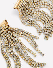 Jewel Fringe Earrings-Silver / Boden Outlet