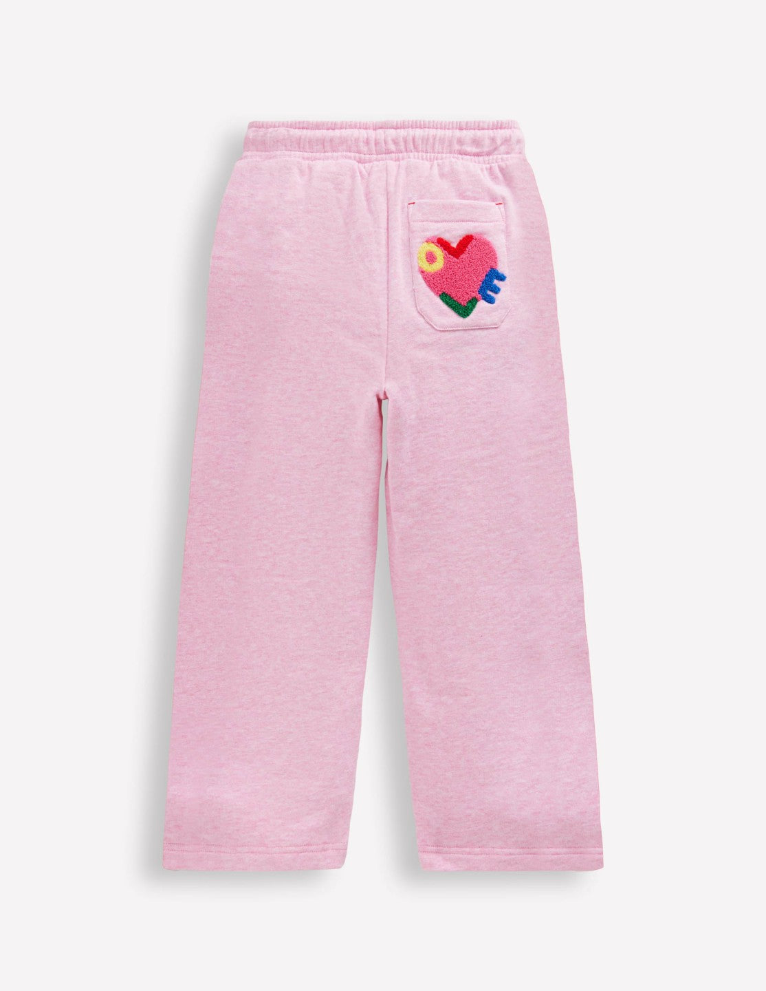 Bobbie Appliqué Sweatpants-Pink Marl Love / Boden On sale