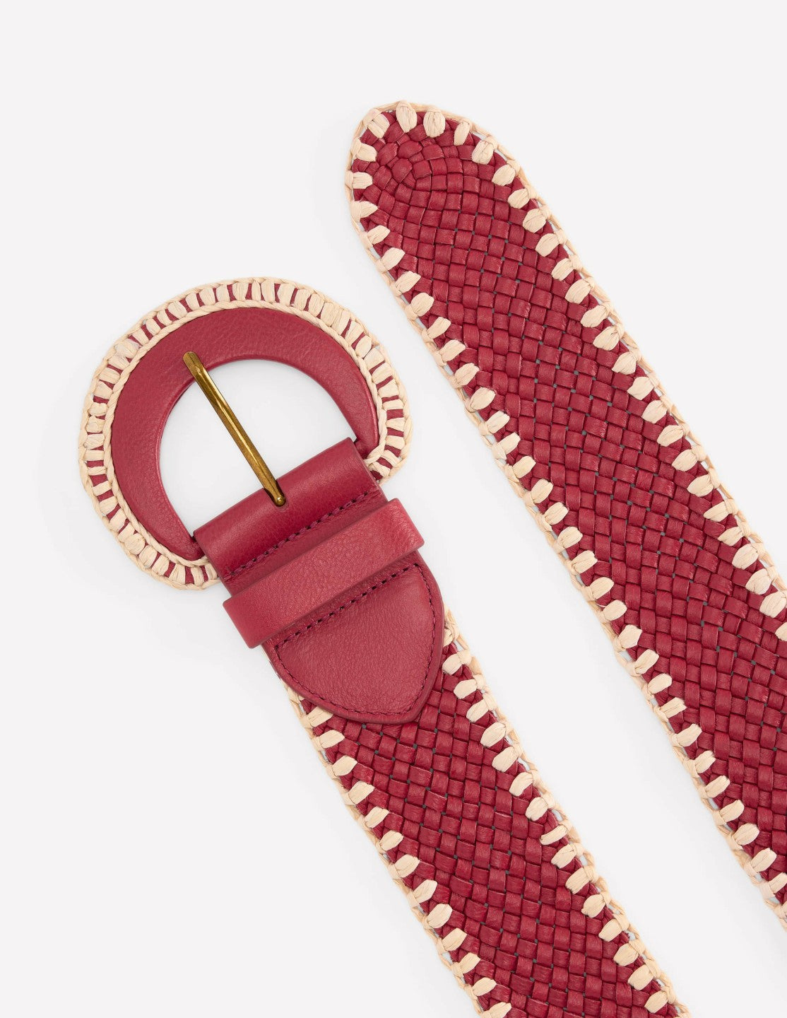 Woven Stitch Belt-Winter Blush / Boden