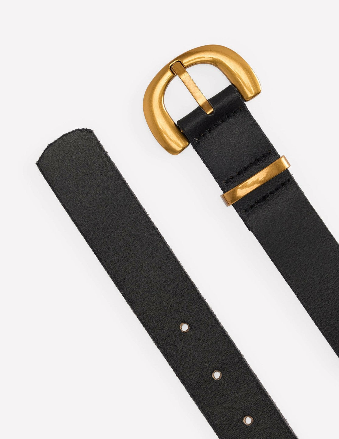 Chunky Buckle Belt-Black / Boden Sale