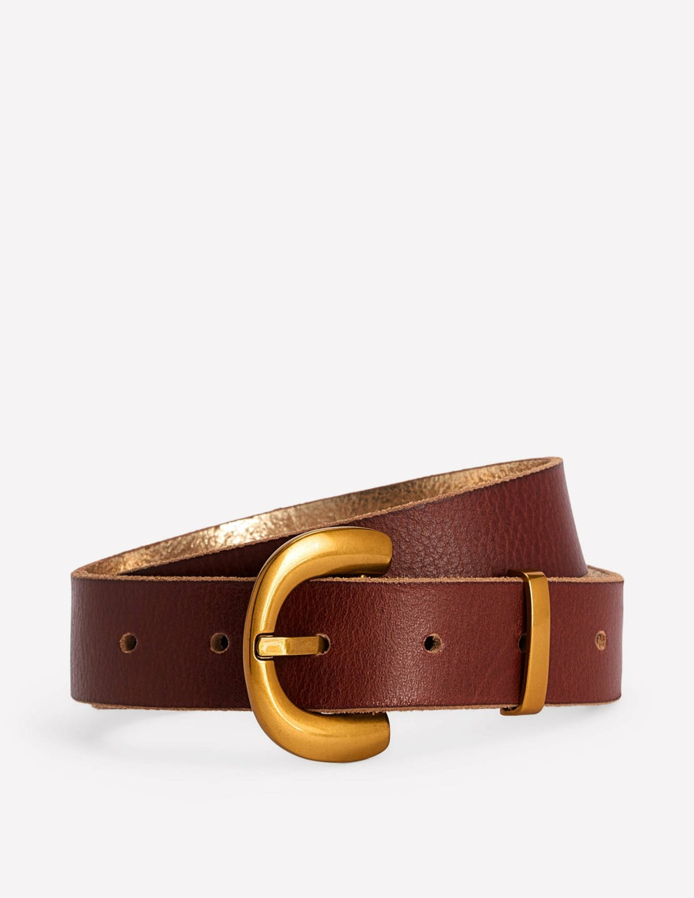 Chunky Buckle Belt-Dark Tan / Boden Online