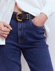 Chunky Buckle Belt-Navy / Boden Discount