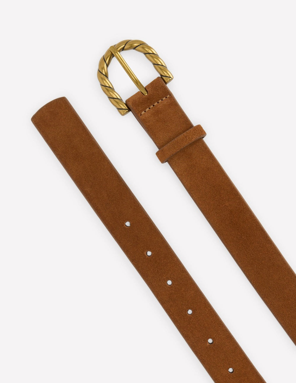 Twist Buckle Belt-Tan / Boden On sale