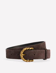 Twist Buckle Belt-Brown / Boden Sale