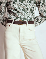Twist Buckle Belt-Brown / Boden Sale