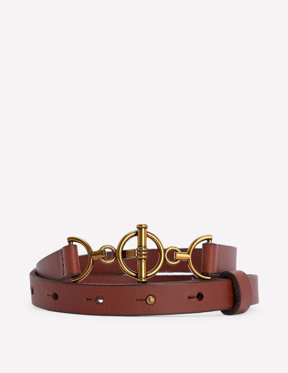 T-bar Ring Belt-Tan / Boden