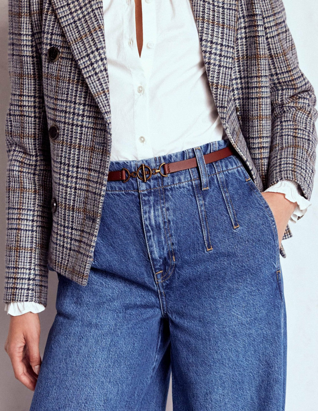 T-bar Ring Belt-Tan / Boden