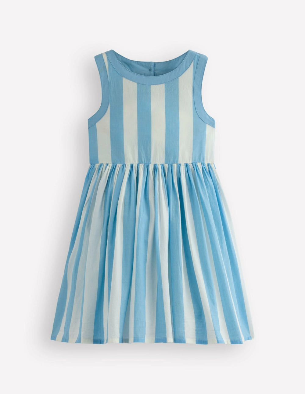 Harlow Logo Dress-Cloud Blue Cherry Stripe / Boden Outlet