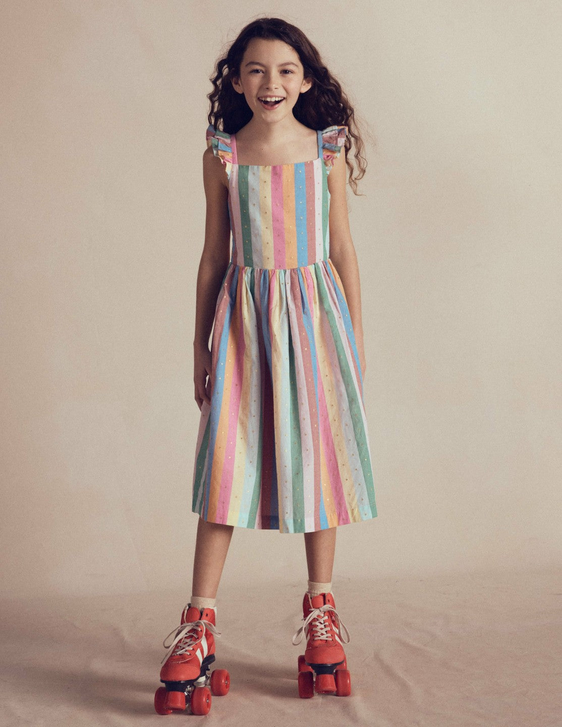 Annalisa Twirly Sundress-Multi Stripe / Boden