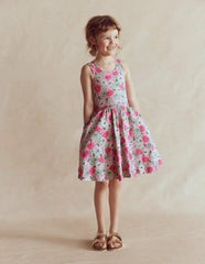 Twirly Jersey Dress-Pink Floral / Boden Outlet