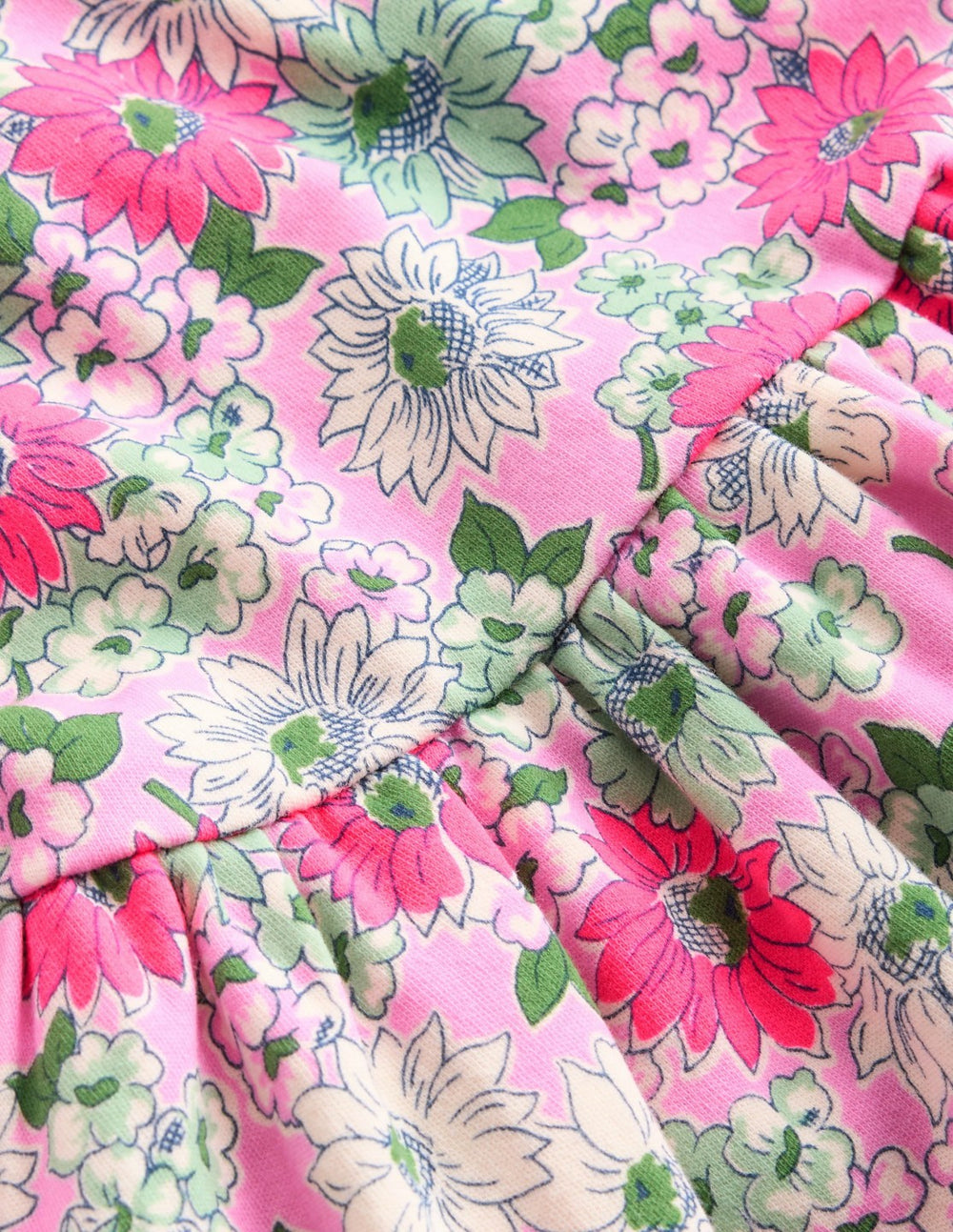 Twirly Jersey Dress-Pink Floral / Boden Outlet