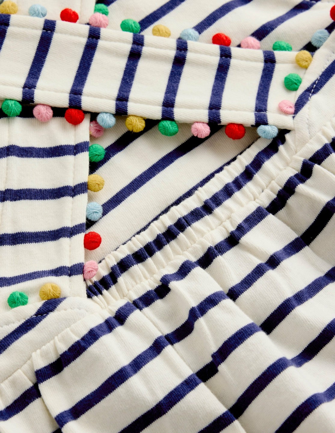 Jersey Cross-back Dress-Starboard Blue Stripe / Boden Online