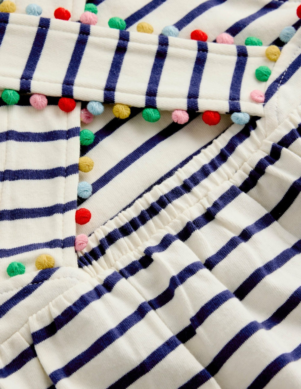 Jersey Cross-back Dress-Starboard Blue Stripe / Boden Online