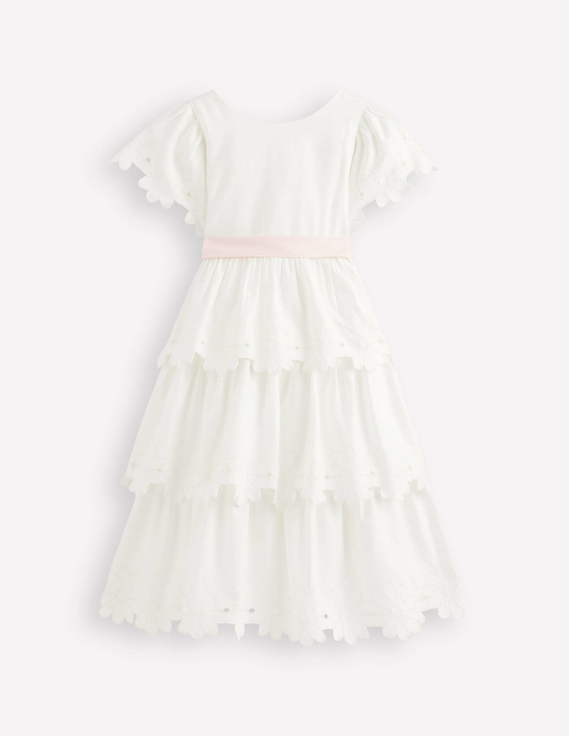 Flower Hem Occasion Dress-Soft Ivory / Boden Outlet