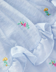 Tiered Ruffle Occasion Dress-Misty Blue / Boden Discount