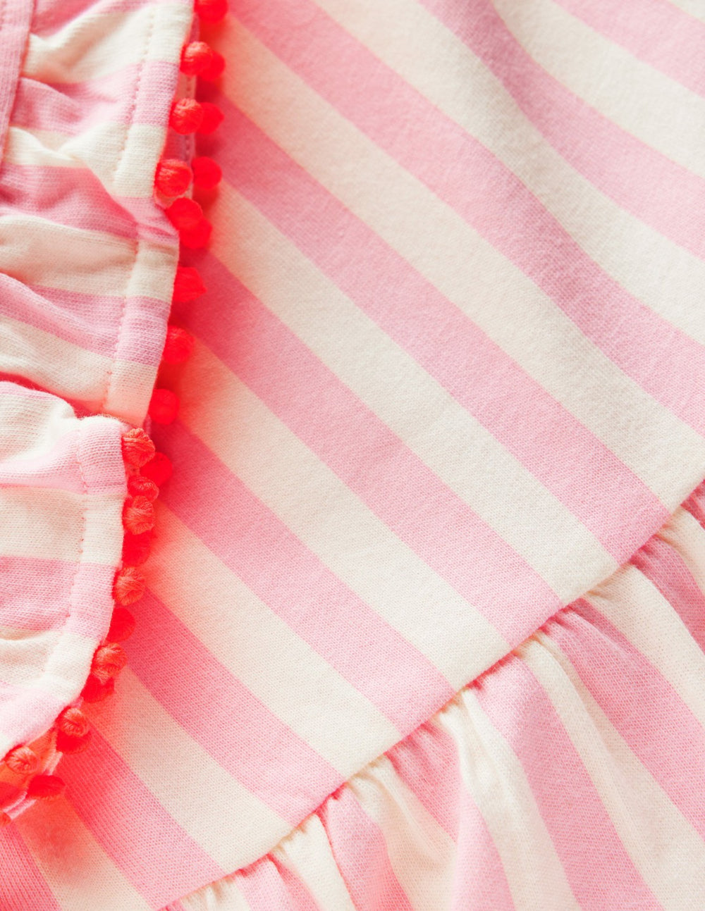 Bow Back Jersey Dress-Pink Stripe / Boden
