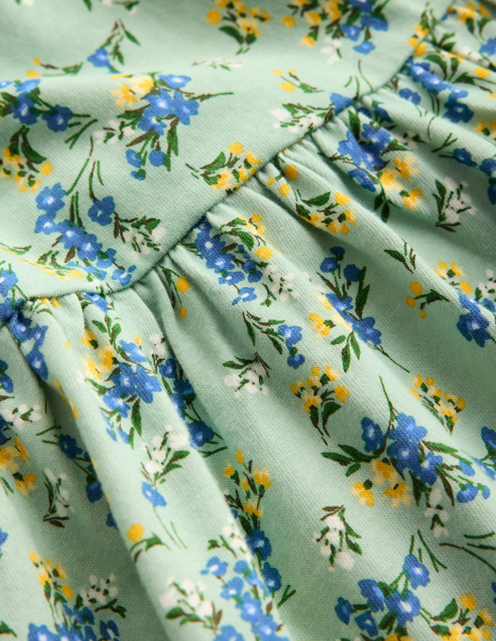 Ballerina Jersey Dress-Green Floral / Boden Sale