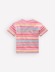 Relaxed Breton T-shirt-Multi Stripe / Boden Sale