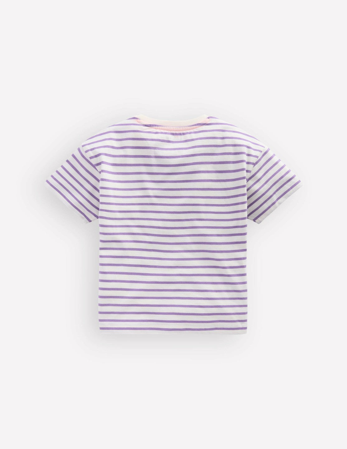 Relaxed Applique T-shirt-Aster Purple/ Ivory Shoes / Boden On sale