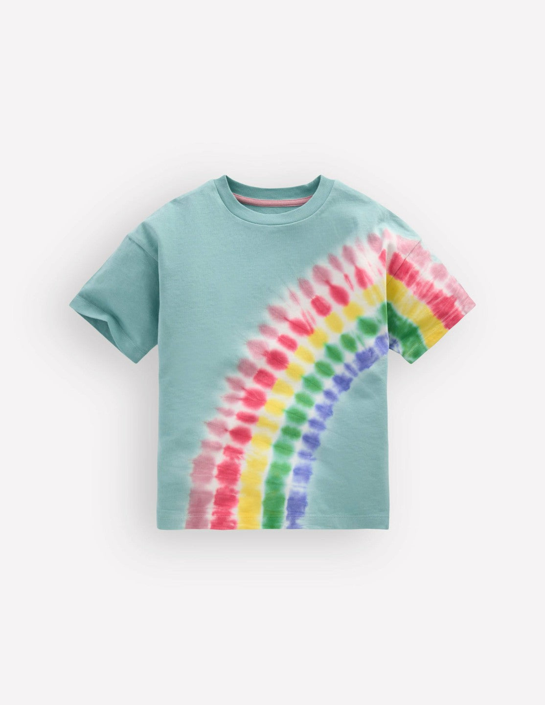 Tie Dye Logo Top-Dawn Blue Rainbow / Boden Discount