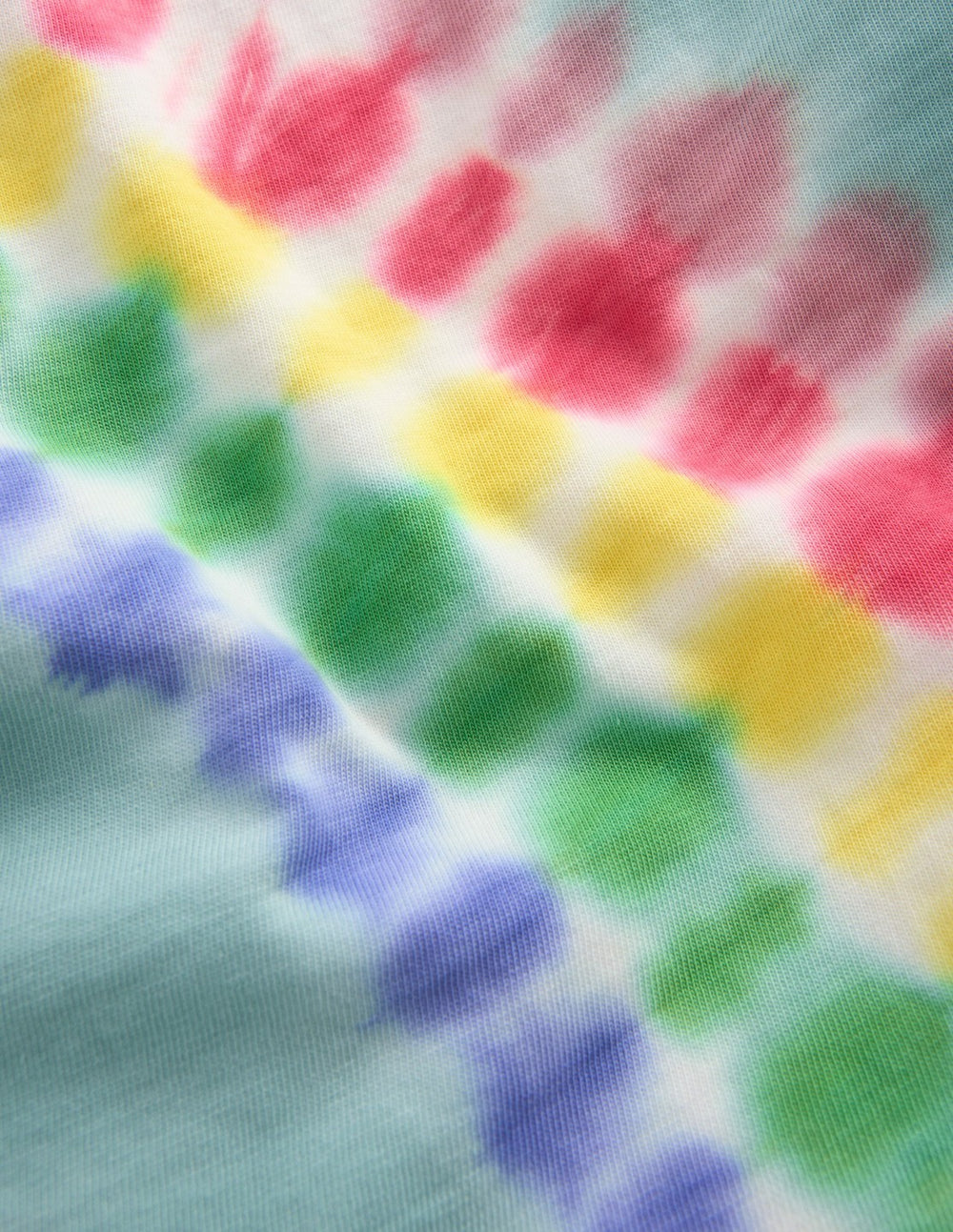 Tie Dye Logo Top-Dawn Blue Rainbow / Boden Discount